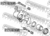 TOYOT 4771530050 Guide Bolt, brake caliper